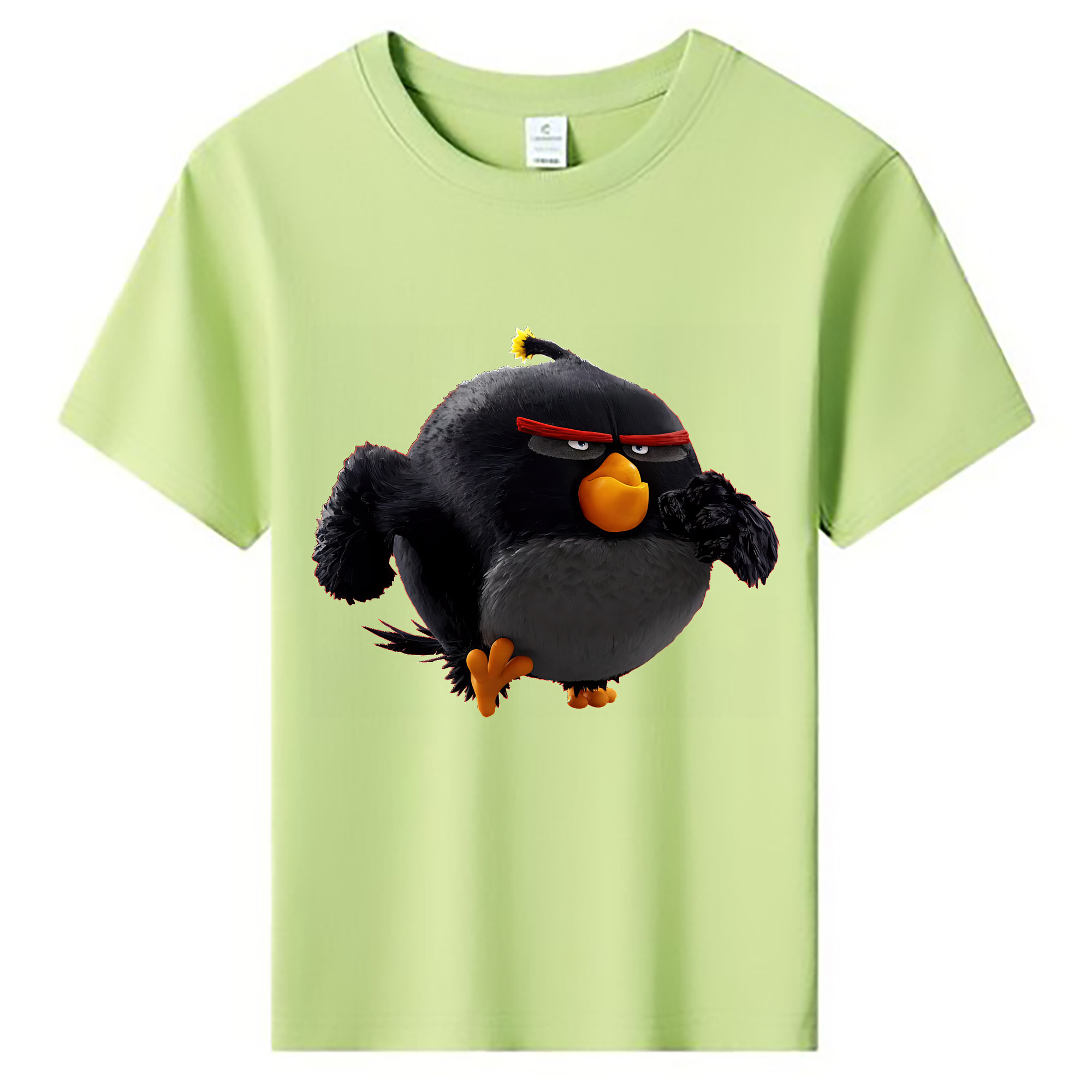（画像用） Angry Birds アングリーバード 綿100％キッズTシャツ（フロントプリント）